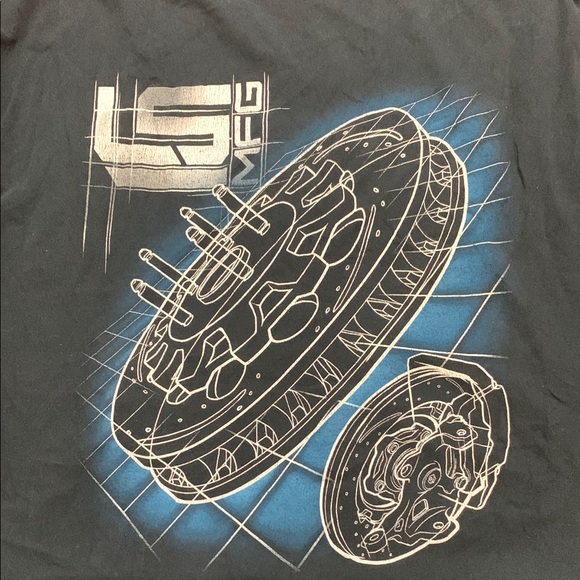 Graphic Tee with Mechanical Design - Picture 1 of 1